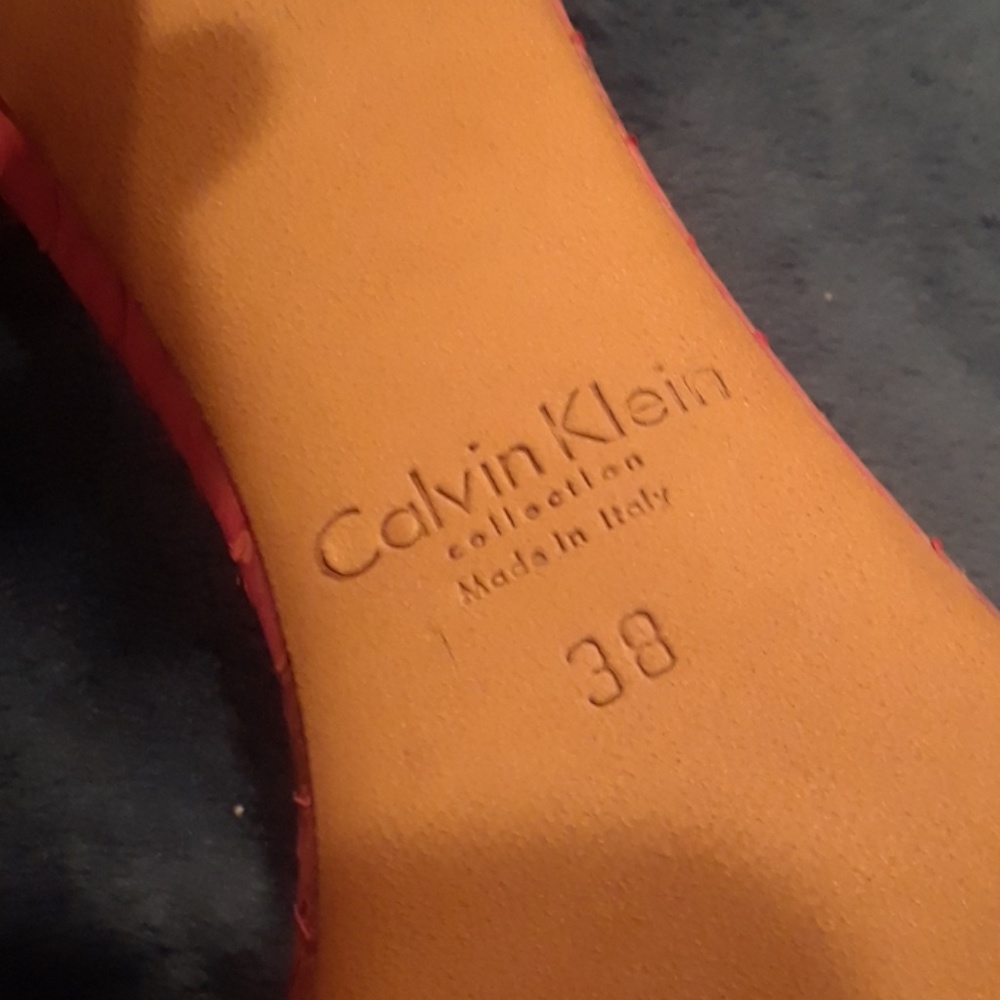 New Python Calvin Klein Collection Heels - Picture 5 of 7